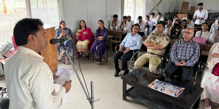 DIPR artists promote anti-drug campaign among GDC Sidhra Students