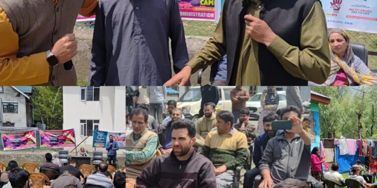 Distt admin Ganderbal continues IEC campaign under Nasha Mukt J&K Abhiyan