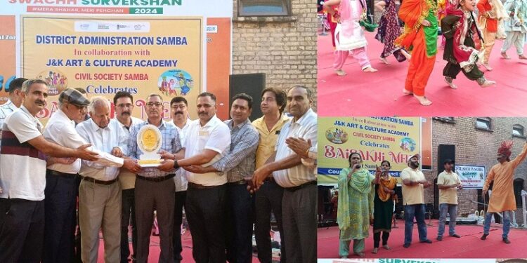 Baisakhi festival celebrated with cultural zeal, Strong Social Message at Samba Fort