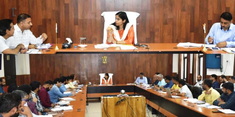 DDC assesses progress of Jal Jeevan Mission Projects in Reasi district