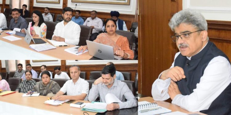 CS reviews flagship urban development schemes across J&K