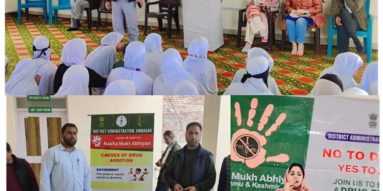 Srinagar Admin holds Awareness programme under ‘Drug Free J&K’ campaign at GHS Lawaypora