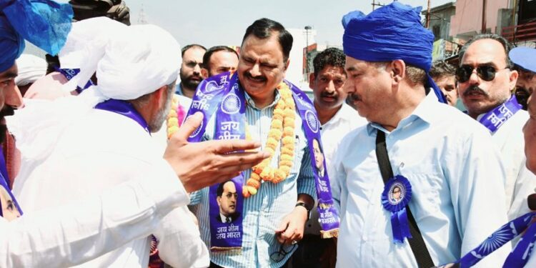 Ambedkar real crusader of equality: Javed Rana