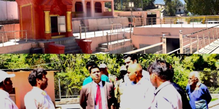 DC assess civic amenities at RamKund Temple in Village Chajjla- Poonch
