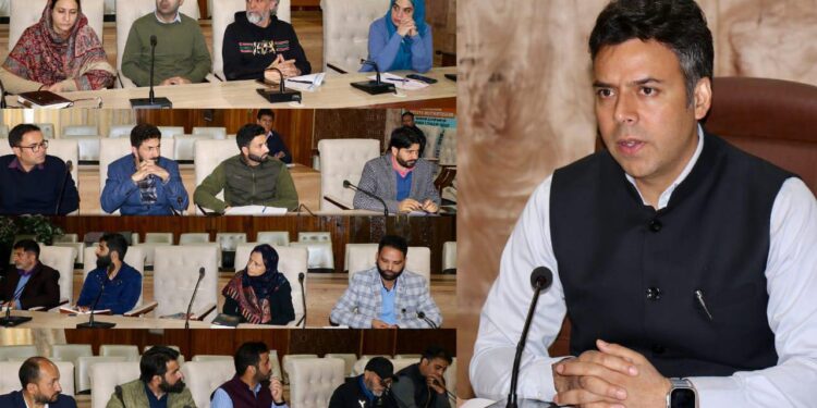 DC Srinagar reviews progress on implementation of PMAY-U