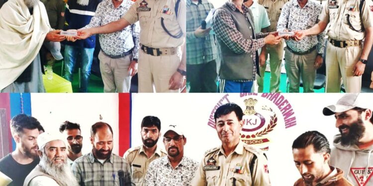 Free Eyeglasses provided to inmates at District Jail Bhaderwah under Health Department initiative