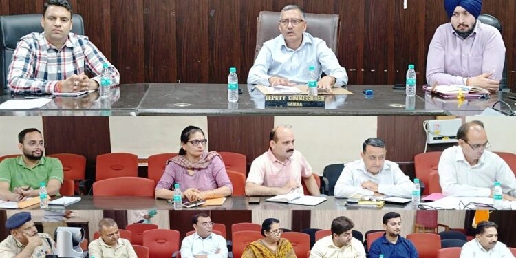 District Road Safety Committee reviews enforcement measures in Samba