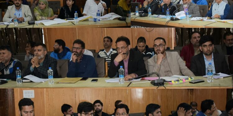 Chairperson DDC Pulwama takes review of District Capex