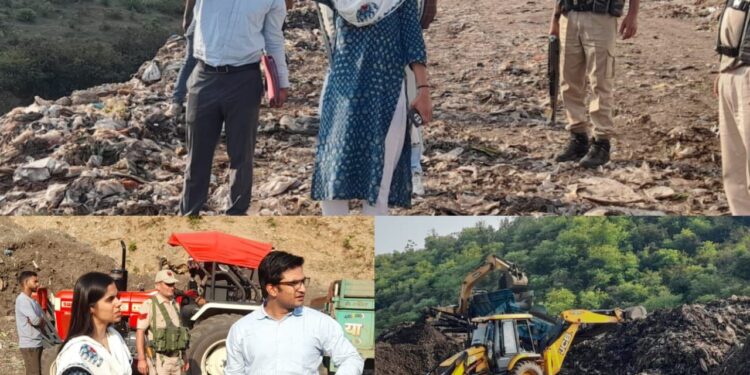 Deputy Commissioner inspects Waste Management Site at Katra