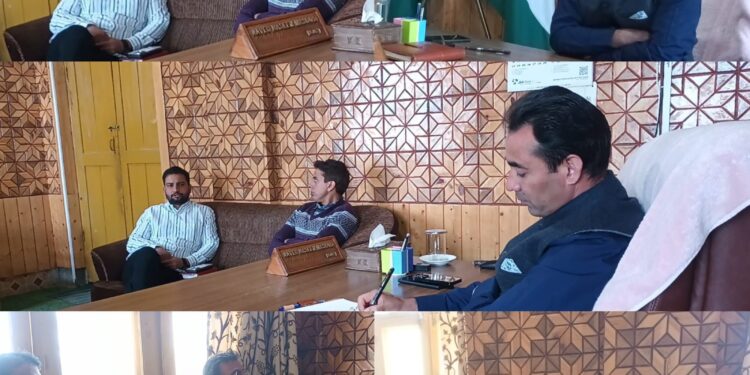 ADC Handwara takes review of Revenue matters