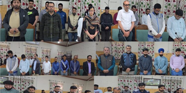 2 Minute Silence observed across Kupwara to express solidarity with Pahalgam terror victims