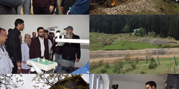 DC Budgam inspects progress on 13-Km Sitharan-Tosamaidan Road, new building of PHC Lassipora Drang