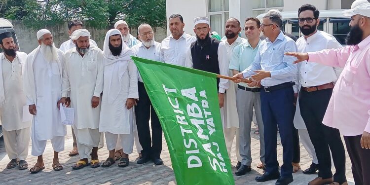 DC Samba flags off 29 Hajj Pilgrims for holy pilgrimage