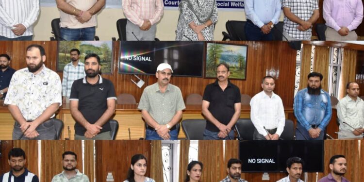 District Admin Udhampur pays homage to terror attack victims