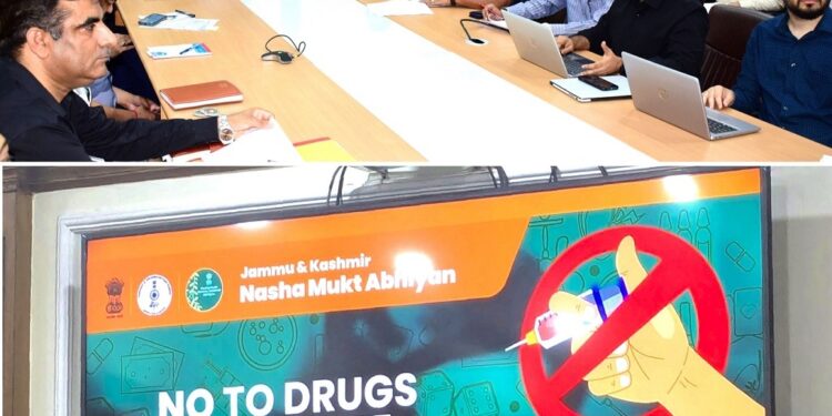 CS launches IEC campaign, Inspire Podcast, Web Portal to combat drug abuse in J&K