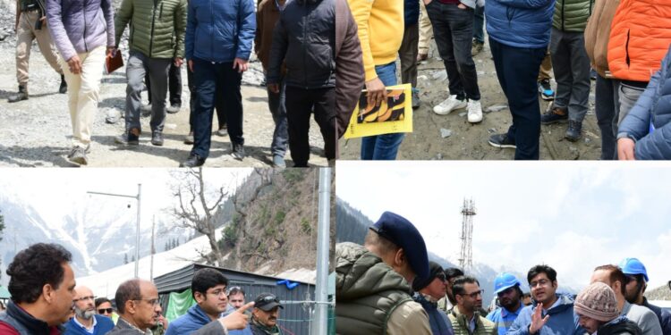DC Ganderbal visits Baltal Base Camp, reviews preparations for SANJY 2025
