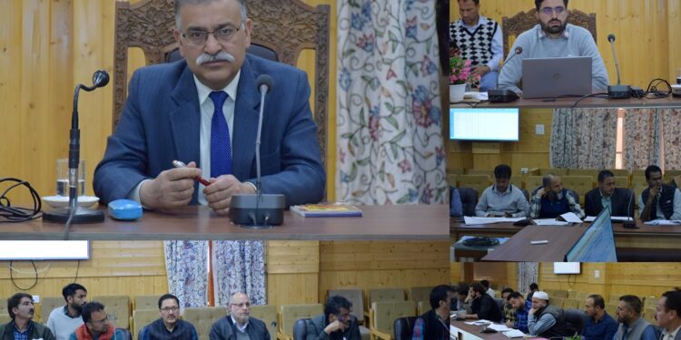 DC Bandipora reviews District CAPEX Budget