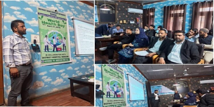 World Health Day: DLSA, DH Budgam organize awareness programme on physical & mental health