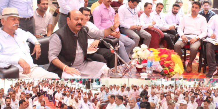 Dy CM holds public outreach camp at Panchayat Bhawani-A, Nowshera
