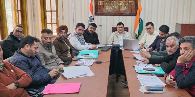 DC Baramulla reviews progress of RIDF projects under NABARD