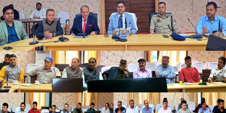 DC finalizes arrangements for Ram Navmi celebration in Kishtwar