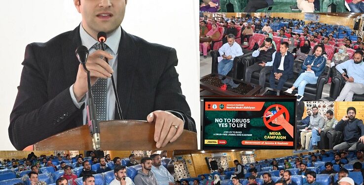 DC Kulgam launches Mega IEC campaign under Nasha Mukt JK Abhiyan