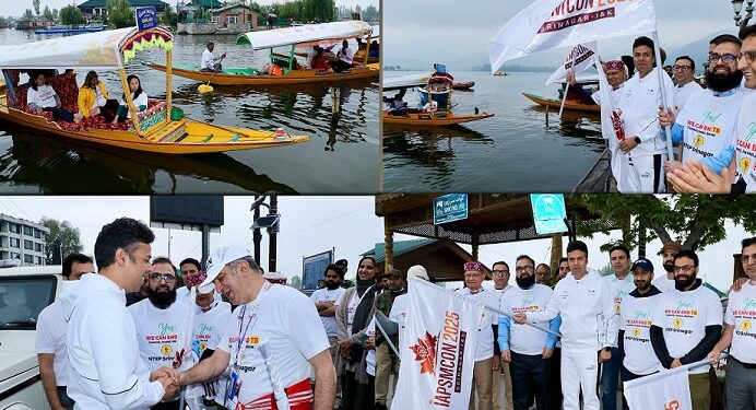 DC Srinagar flags-off Walkathon, Shikarathon from Nehru Park to raise awareness on TB elimination