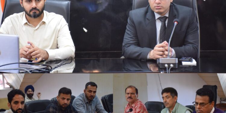 District Development Commissioner reviews progress of NABARD RIDF Projects in Poonch District
