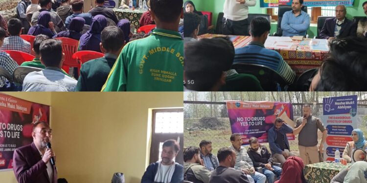 Nasha Mukt J&K: IEC activities held across Ganderbal to promote Drug-Free Society