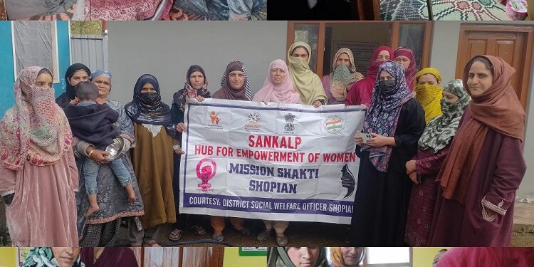 SHEW, Mission Shakti conducts Outreach camp at Malibug AWC, Shopian