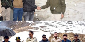 DDC Poonch inspects Snow Clearance Operations on Historical Mughal Road