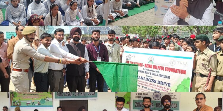 Cleanliness Drive conducted in Khalleni to promote awareness about environment conservation