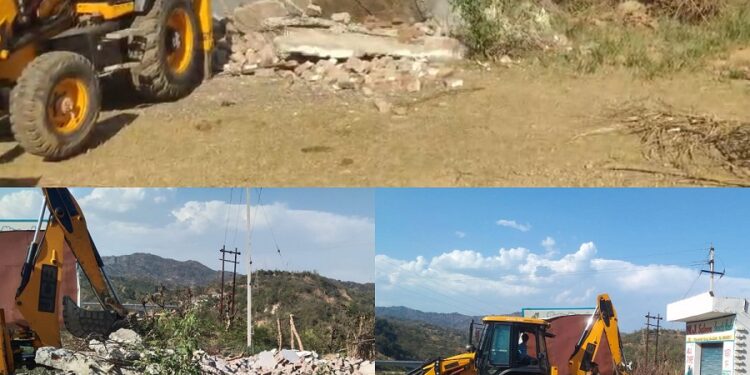 Kathua admin conducts anti-encroachment drive at village Basantpur