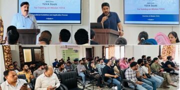 Orientation training imparted to YUVA Doots of Jammu District