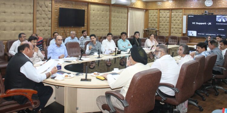 Dy CM reviews progress on water supply projects in Nowshera Constituency