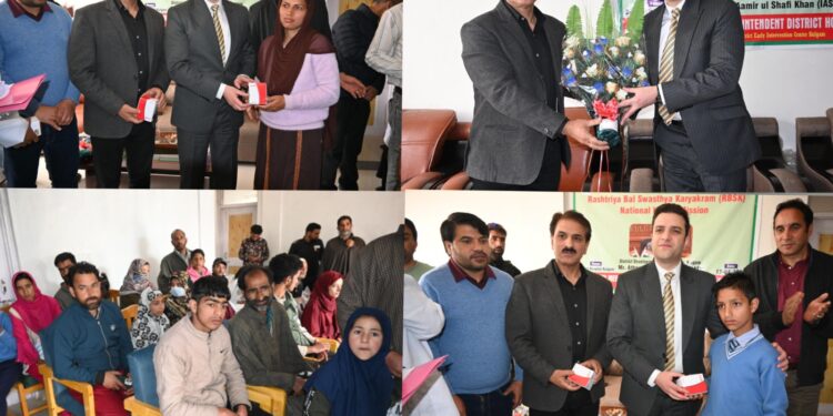 DC Kulgam distributes hearing aids among specially-abled beneficiaries