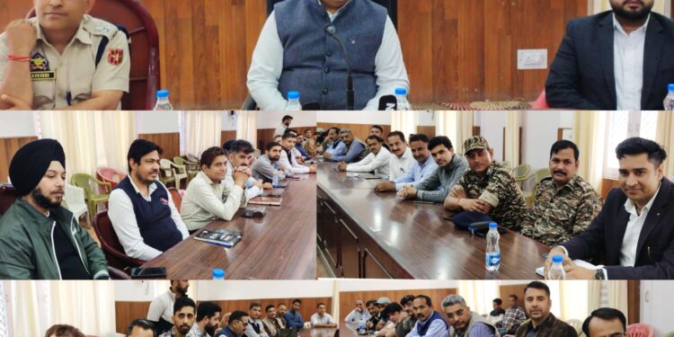 ADC reviews development activities in Bhaderwah Sub Division