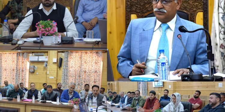 DC Bandipora reviews Departmental Proposals for Capex Budget 2025-26