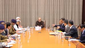 Security Review Meeting At Raj Bhawan