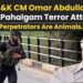 CM Omar Abdullah condemns Pahalgam terror attack