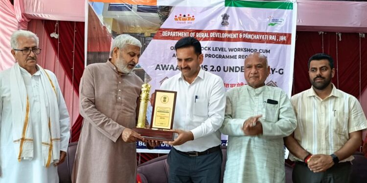 Chairman DDC, MLA Jammu North inaugurate AWAS PLUS 2.0 Workshop at Bhalwal