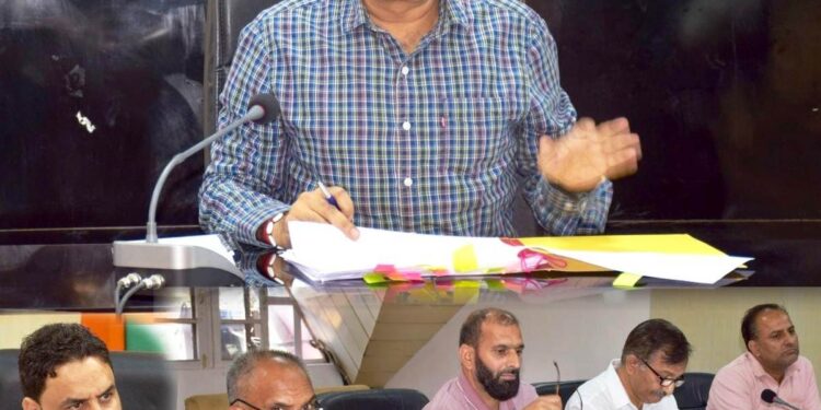 ADDC Poonch reviews implementation of District Capex Budget 2024-25
