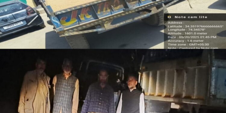 11 Vehicles seized for illegal extraction of minor minerals in Handwara