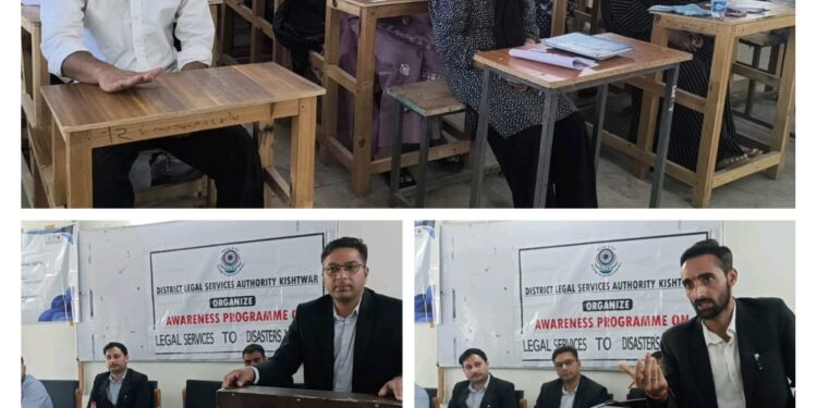 DLSA Kishtwar hosts Awareness Programme on Rights of Disaster Victims