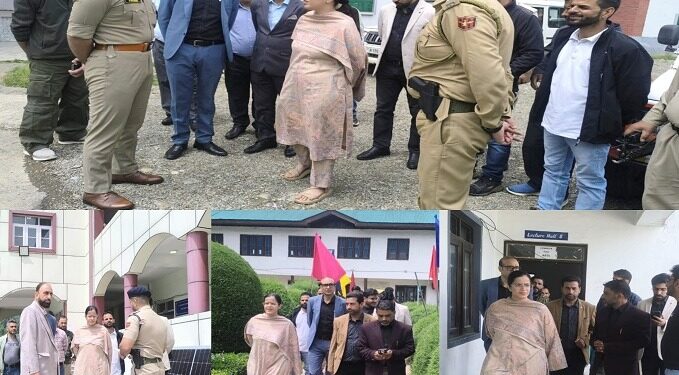 DC Kupwara inspects arrangements at NEET Examination Centres