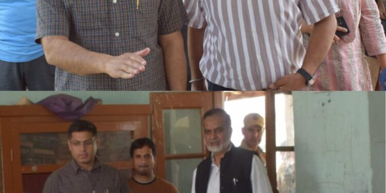 DC inspects academic activities after reopening of schools in Poonch