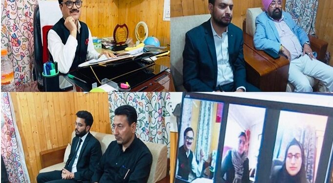 Chairman DLSA Bandipora reviews preparations for 2nd National Lok-Adalat rescheduled on May-31