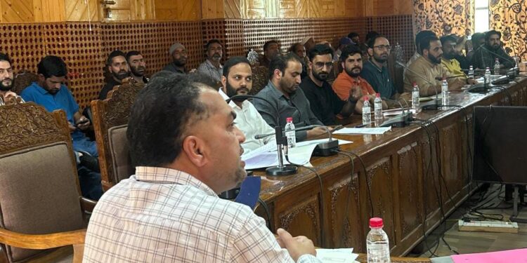 ADDC Shopian reviews progress of RDD, MGNREGA works