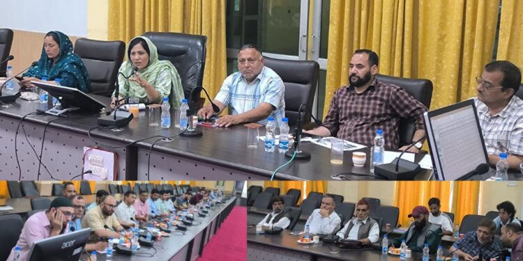 DDC Chairperson reviews RDSS implementation in Ramban, emphasises timeline completion of works