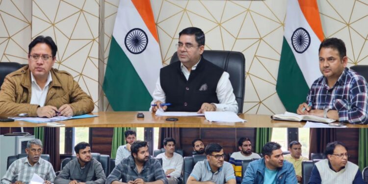 DC reviews progress of PMGSY works in Kishtwar district